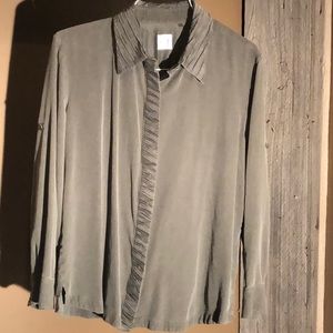NWOT Vintage color long sleeve button up